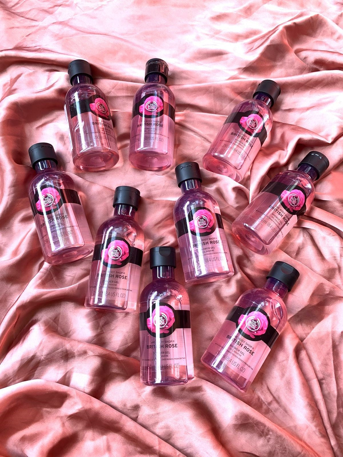 The body shop british rose shower gel