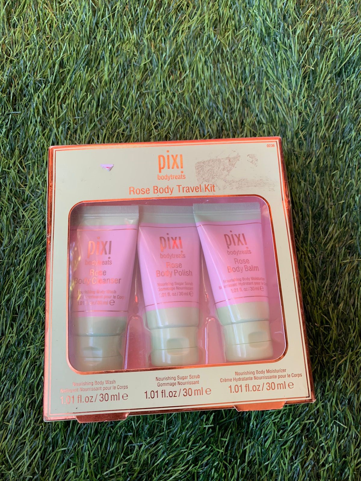 PIXI ROSE BODY TRAVEL KIT