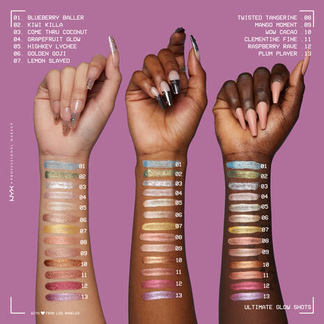 NYX ULTIMATE GLOW SHOTS LIQUID EYESHADOW
