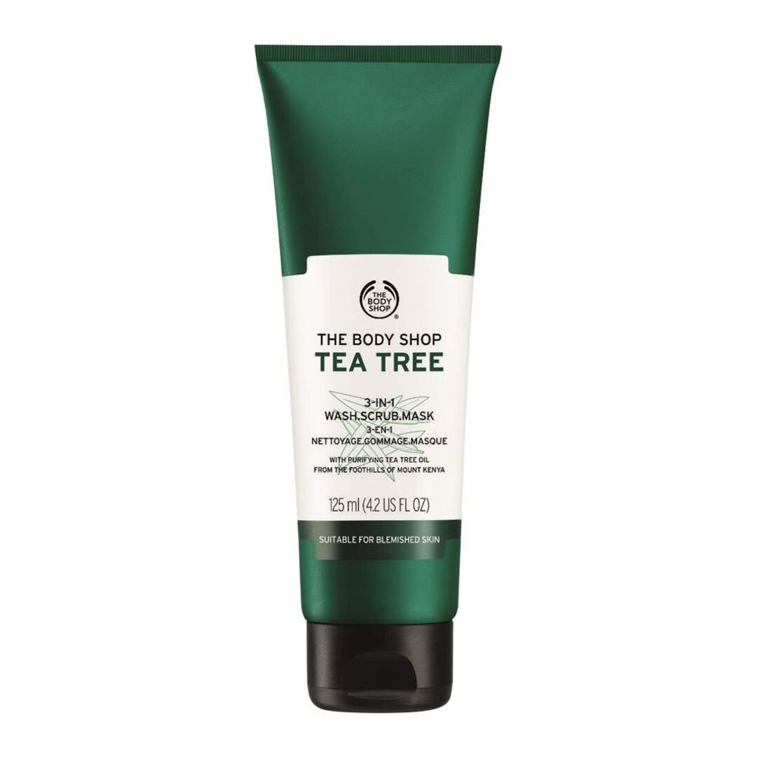 Tea Tree 3-in-1 Wash Scrub Mask