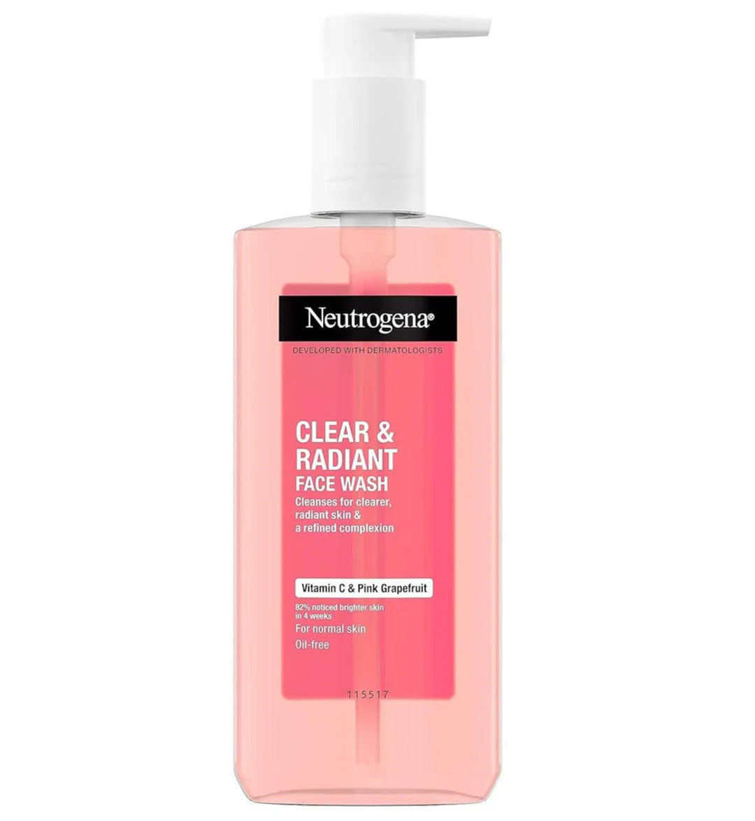 Neutrogena Clear & Radiant Face Wash Vitamin C & Pink Grapefruit