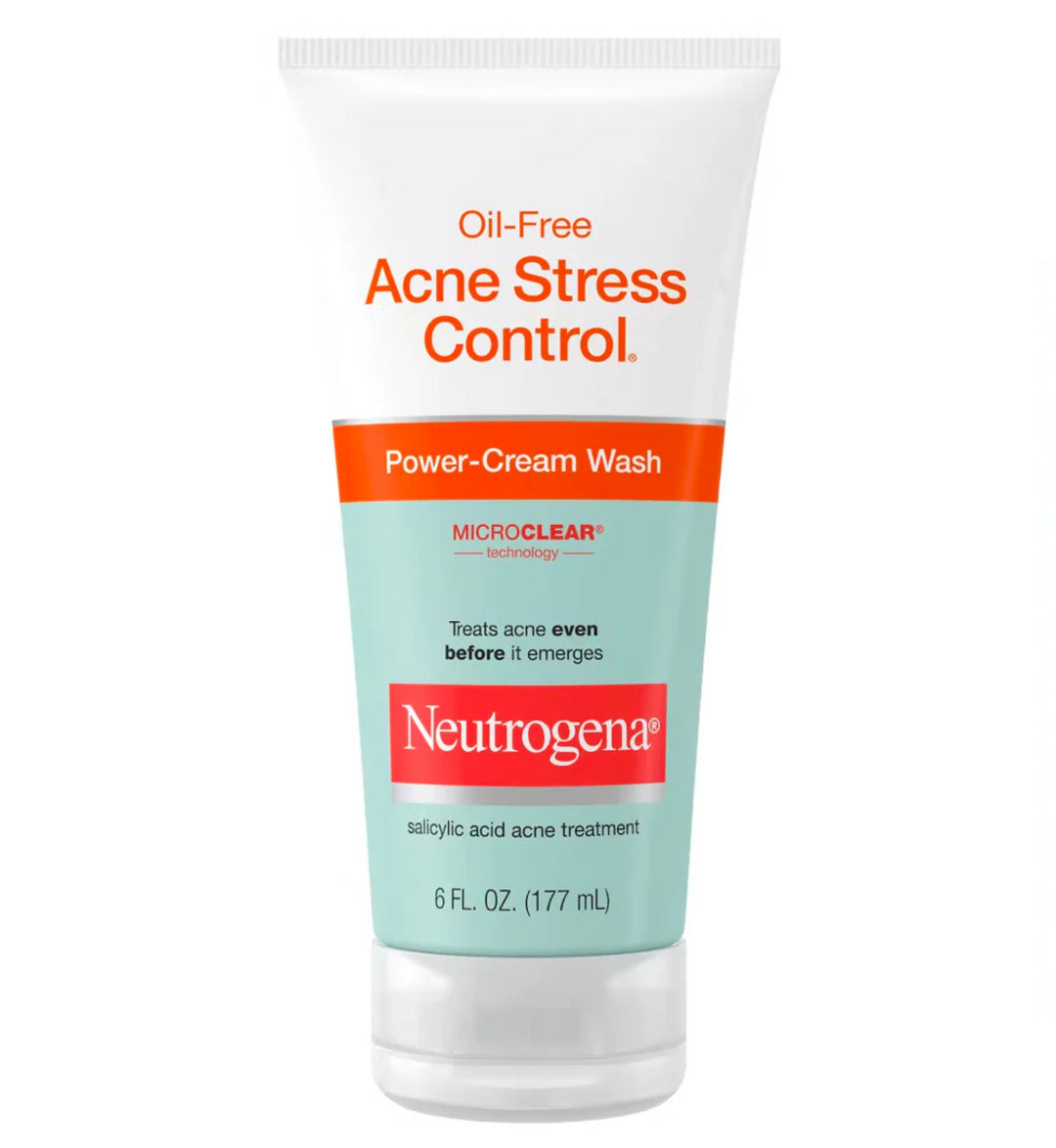 Neutrogena Oil-Free Acne Stress Control Power-Cream Wash