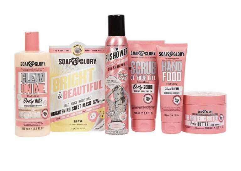 SOAP AND GLORY FULL SIZE GIFT SET TIN