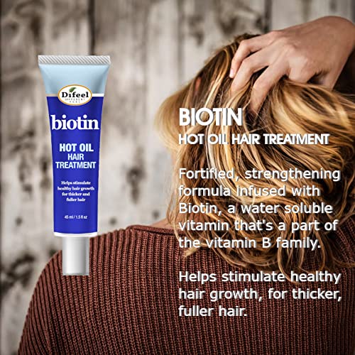 Difeel Hot Oil Hair Treatment with Biotin 45ml