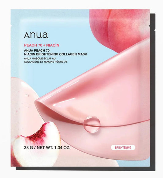 Anua Peach 70+ Niacin Brightening Collagen Mask