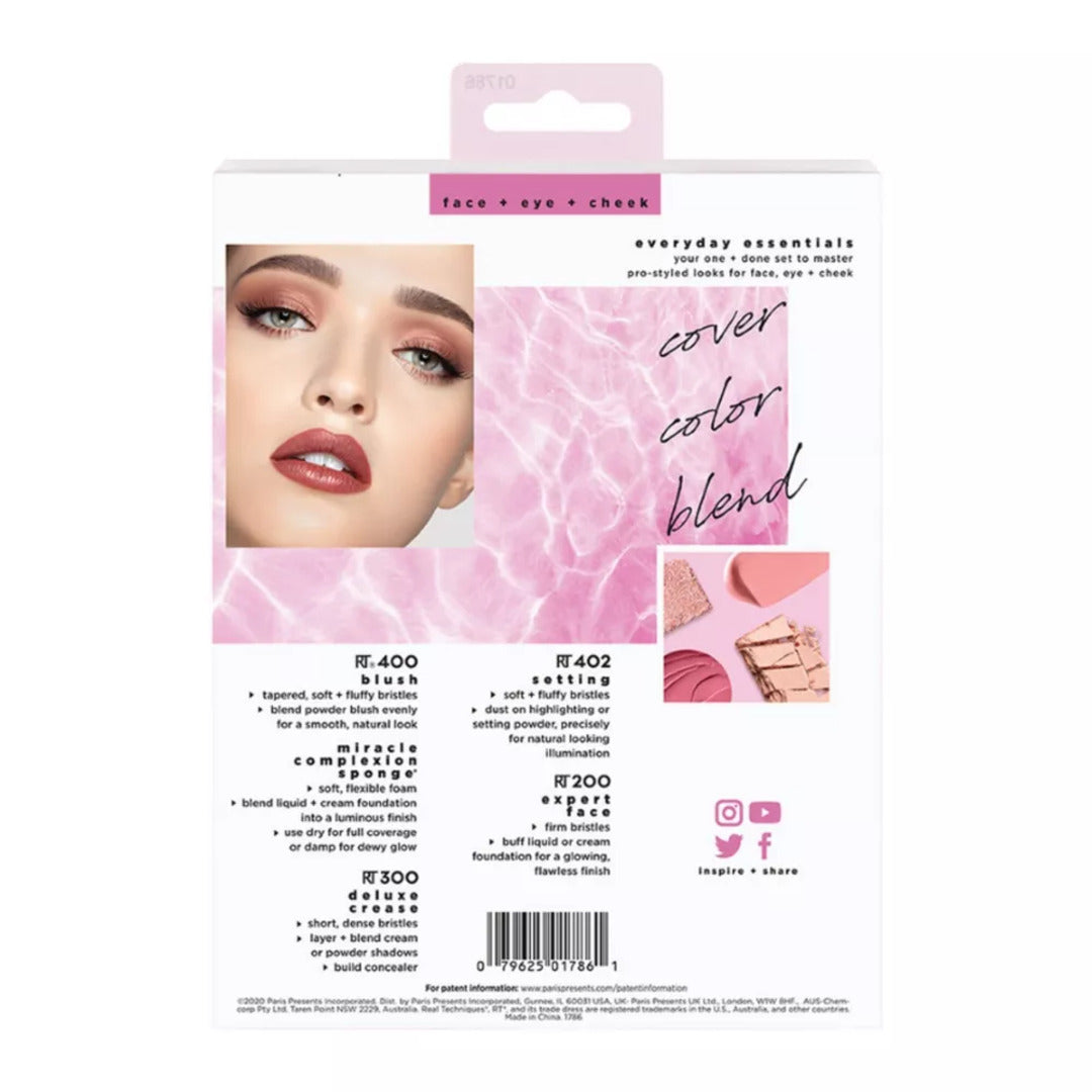 Real Techniques Everyday Essentials Makeup Brush Set