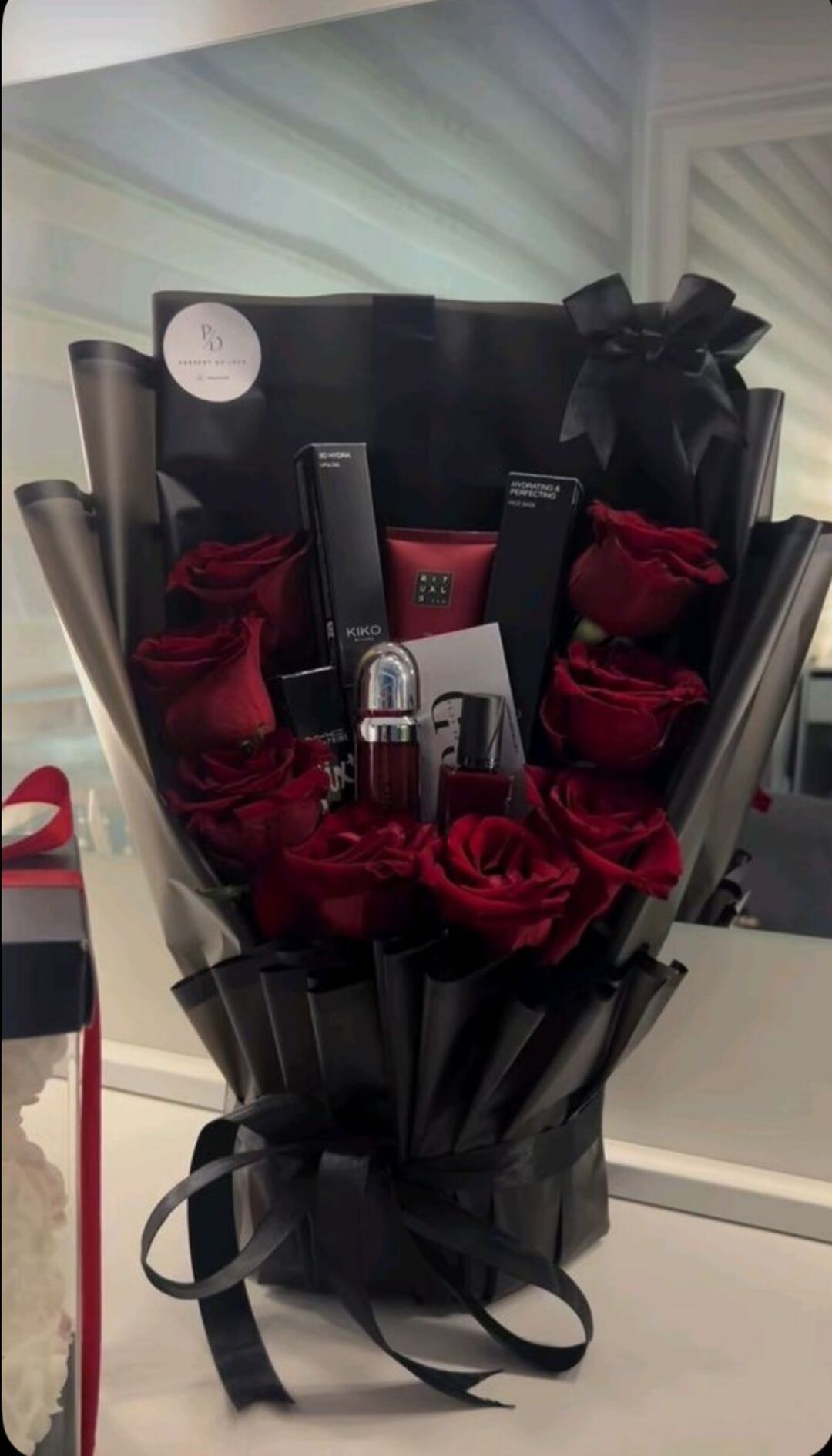 Customizable makeup/ skincare bouquet