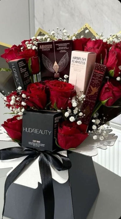 Customizable makeup/ skincare bouquet
