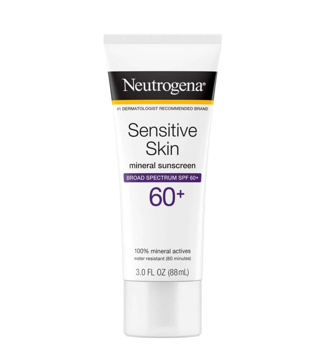 Neutrogena Sensitive Skin Mineral Sunscreen Lotion SPF 60+