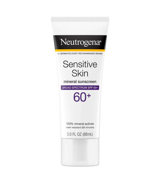 Neutrogena Sensitive Skin Mineral Sunscreen Lotion SPF 60+