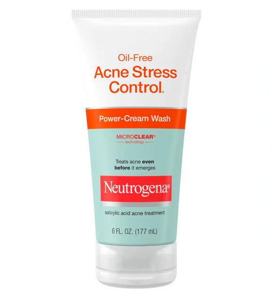 Neutrogena Oil-Free Acne Stress Control Power-Cream Wash