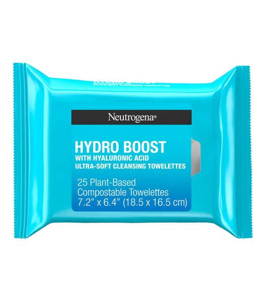 Neutrogena Hydro Boost Face Cleansing & Makeup Remover Wipes