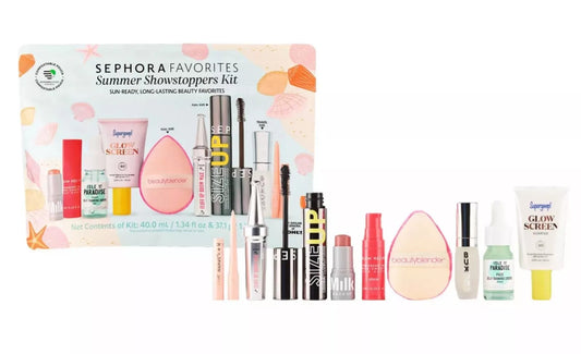 Sephora Favorites Summer Showstoppers 9 pc Kit Set - New